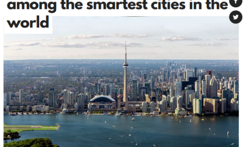 优秀！多伦多再次跻身全球最智能城市之列！