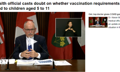 5岁儿童需要疫苗接种证明吗？能不能出入加拿大公共场所？