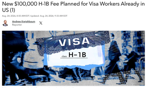 H-1B“10万美元”收费又杀回来了！这次连美国境内申请人也可能要交？